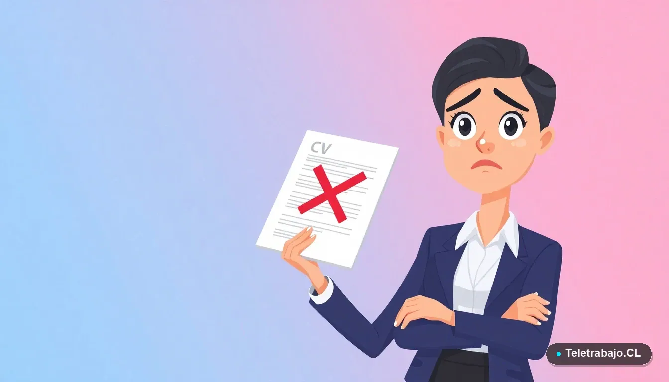 9 Errores Comunes en tu CV para Teletrabajo en Chile que Debes Evitar