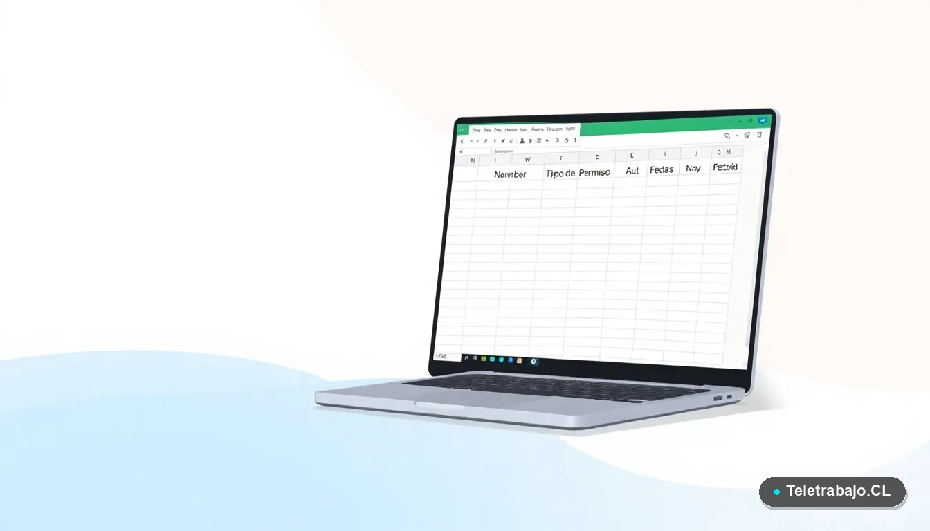 Plantilla Excel para Gestionar Permisos Retribuidos en Chile (Descarga Gratis)